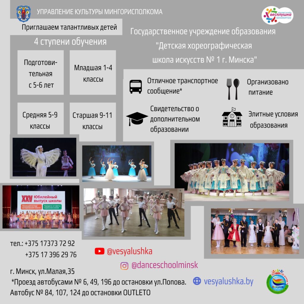 Поступление в хореографическую школу 