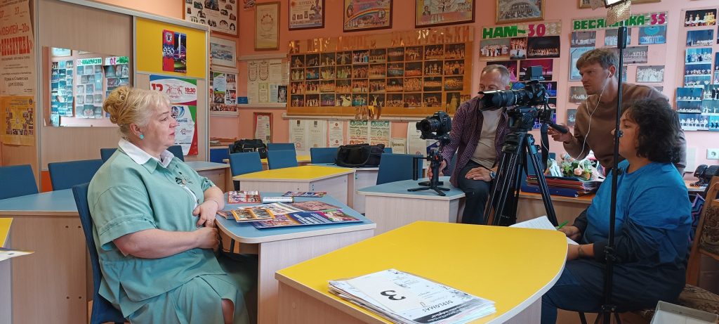 НТВ Знак качества интервью с Директором школы Дорохиной И.А.